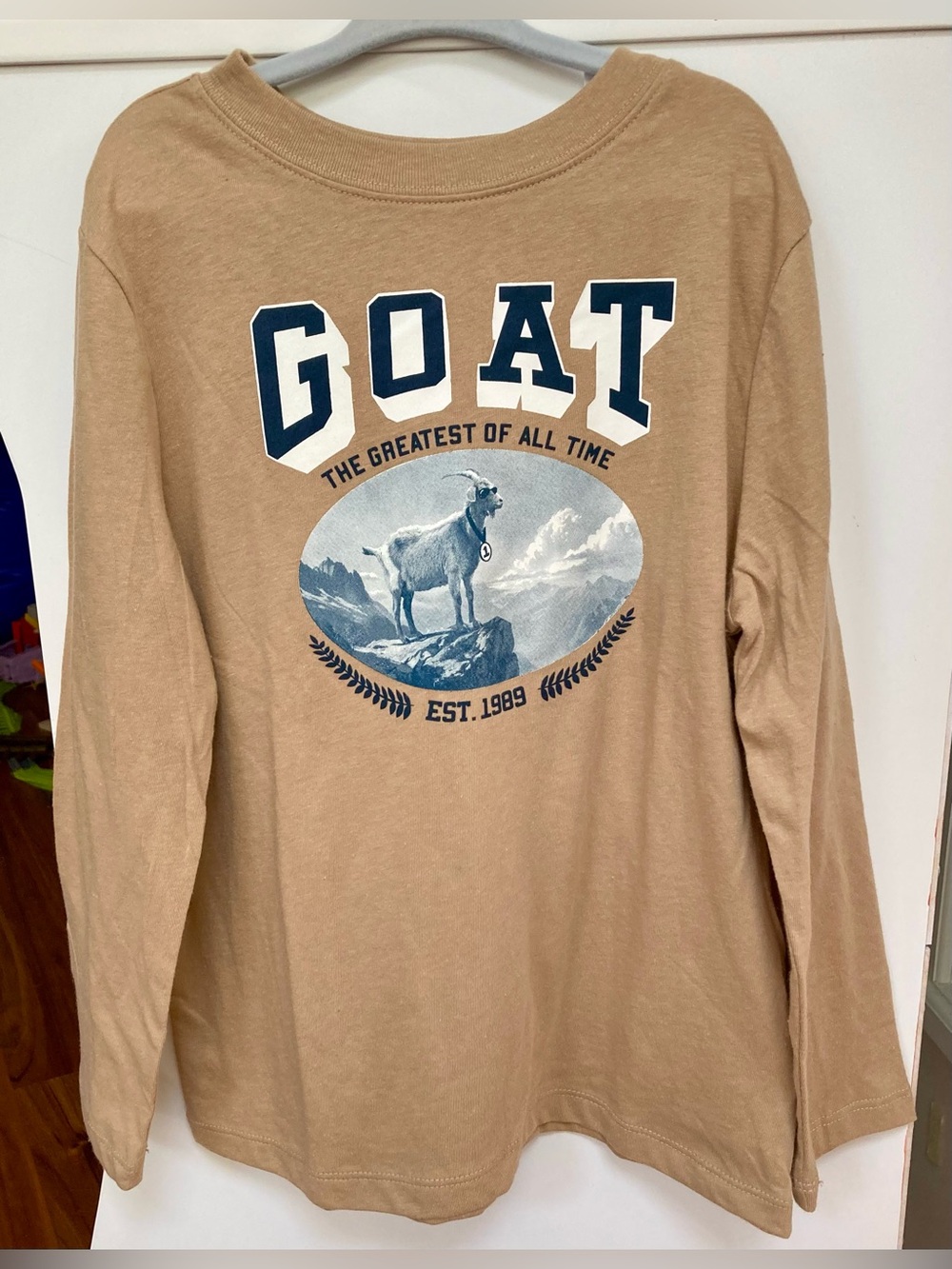 NWT Carter’s GOAT Graphic Long Sleeve Tee Size 6-7